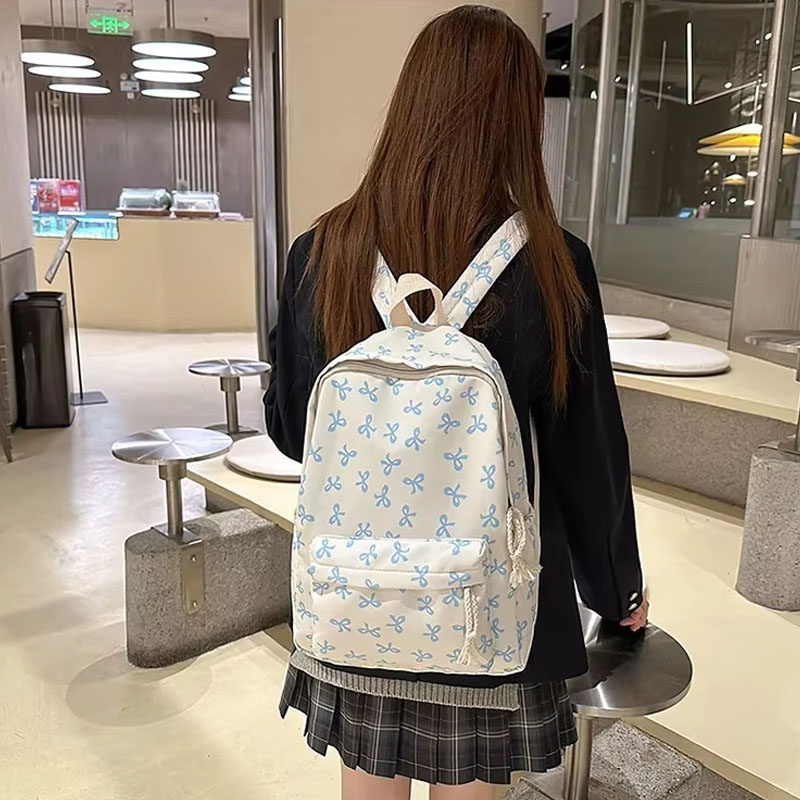 Women Bags Gift - Mochila de Nailon Floral para Mujer,