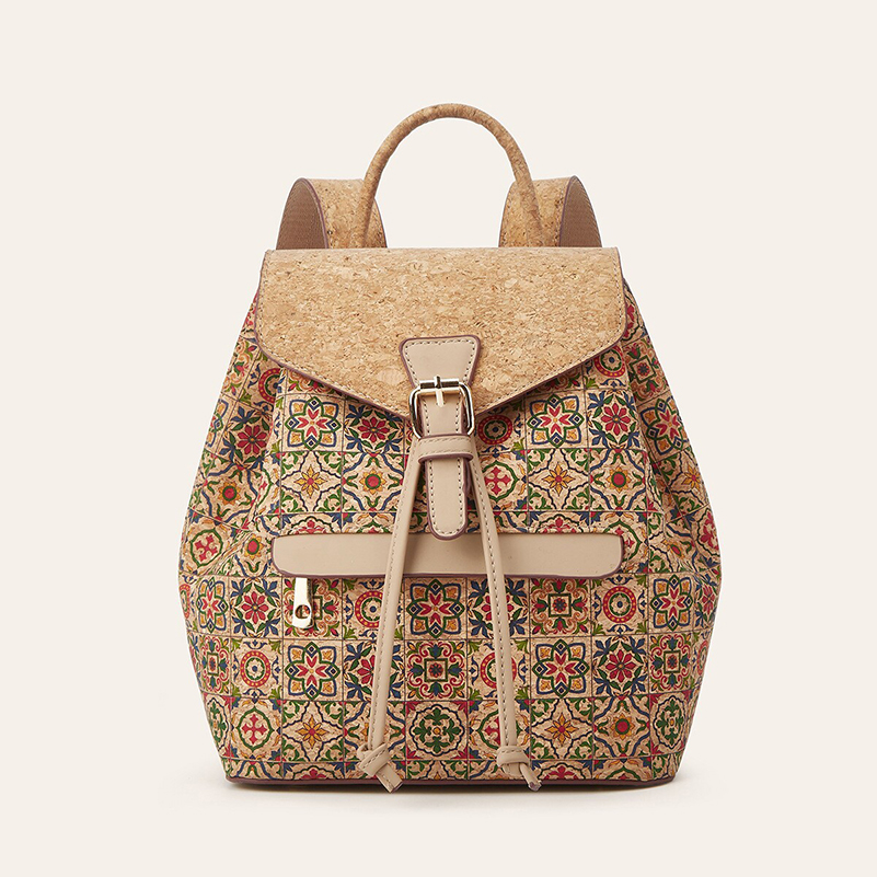 Women Bags Medium Size - Mochilas Retro de Corcho y Cuero