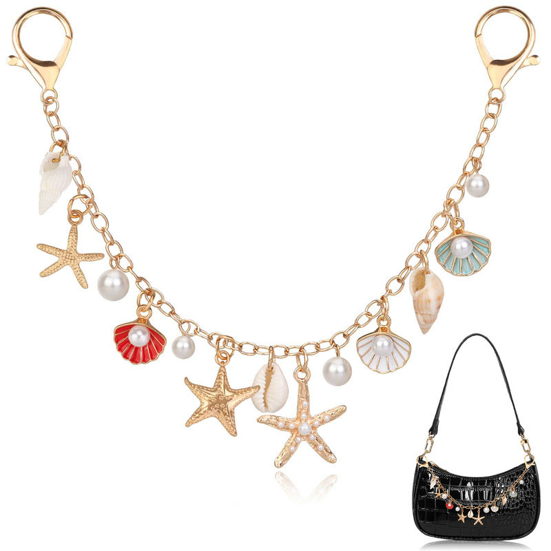 Women Bags Golden - Dijes de bolso para bolsos, llavero