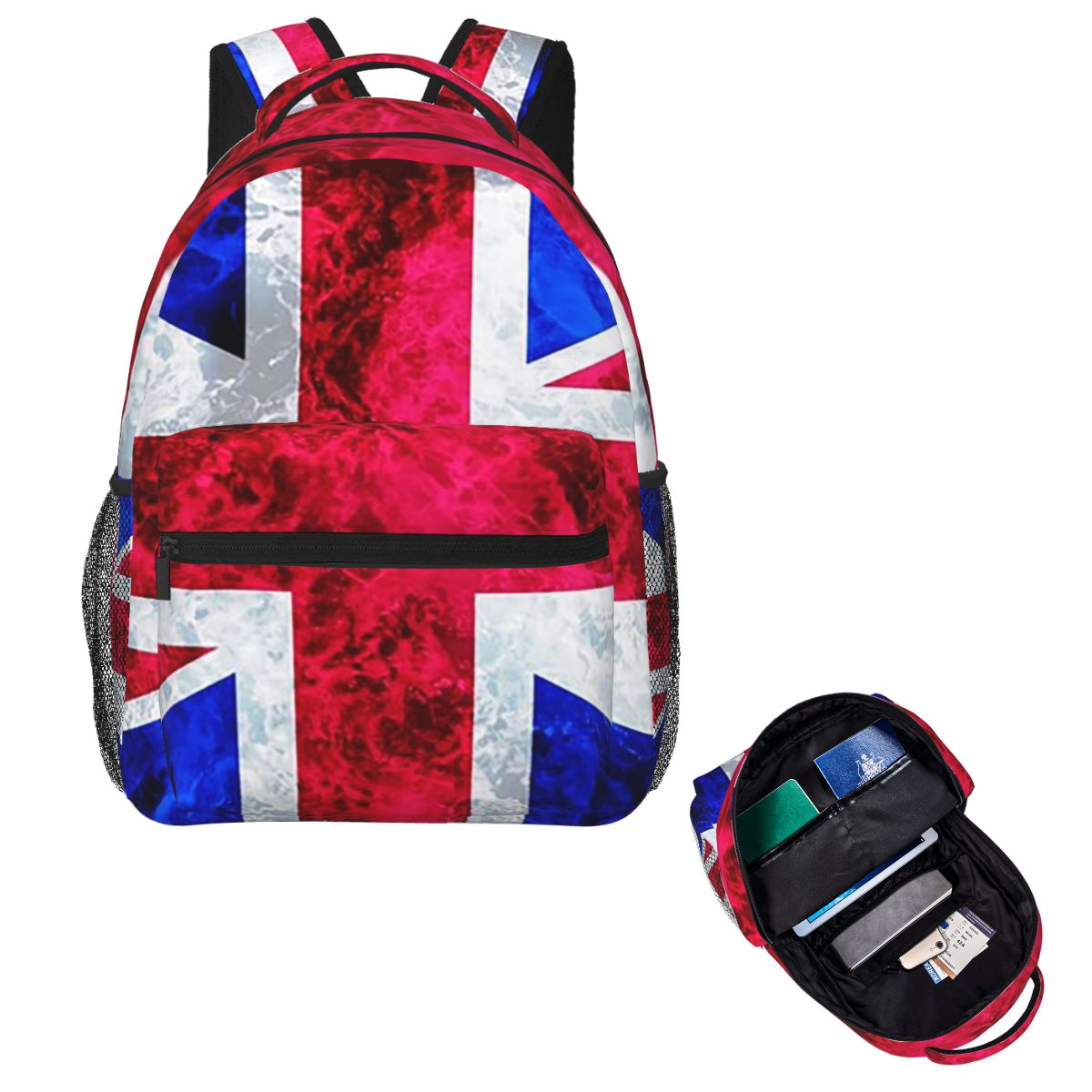 Women Bags In Uk - Mochila con la bandera Union Jack