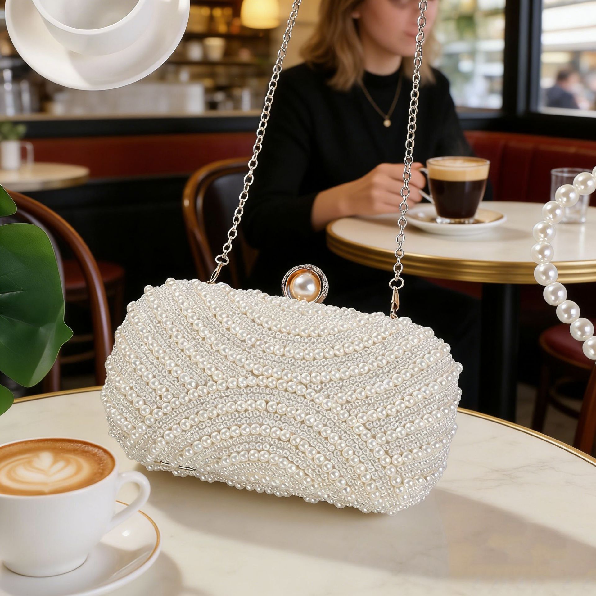 Women Handheld Bags - Bolso de mano sencillo para mujer