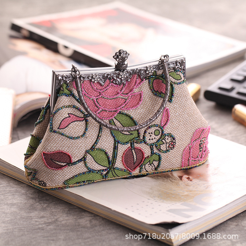 Women'S Evening Bags - Boutique estilo chino bordado Floral mujeres