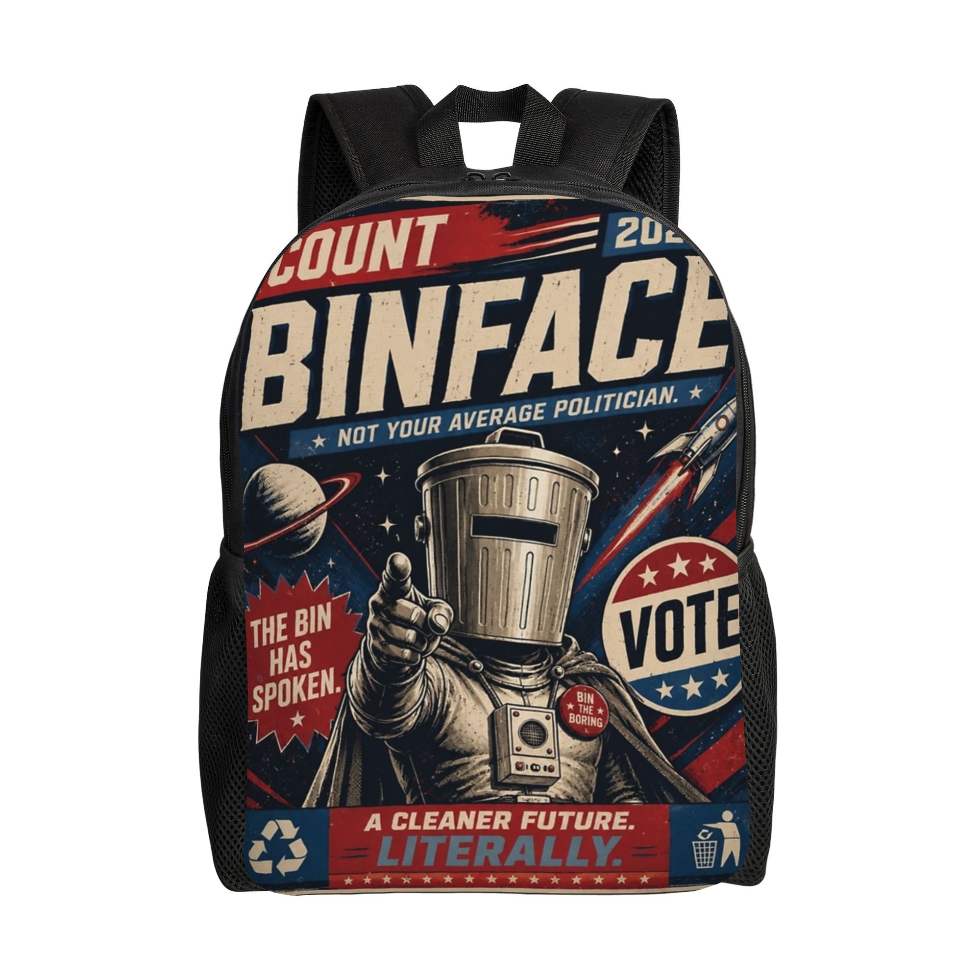 Women Bags In Uk - Mochila con diseño de Count Binface