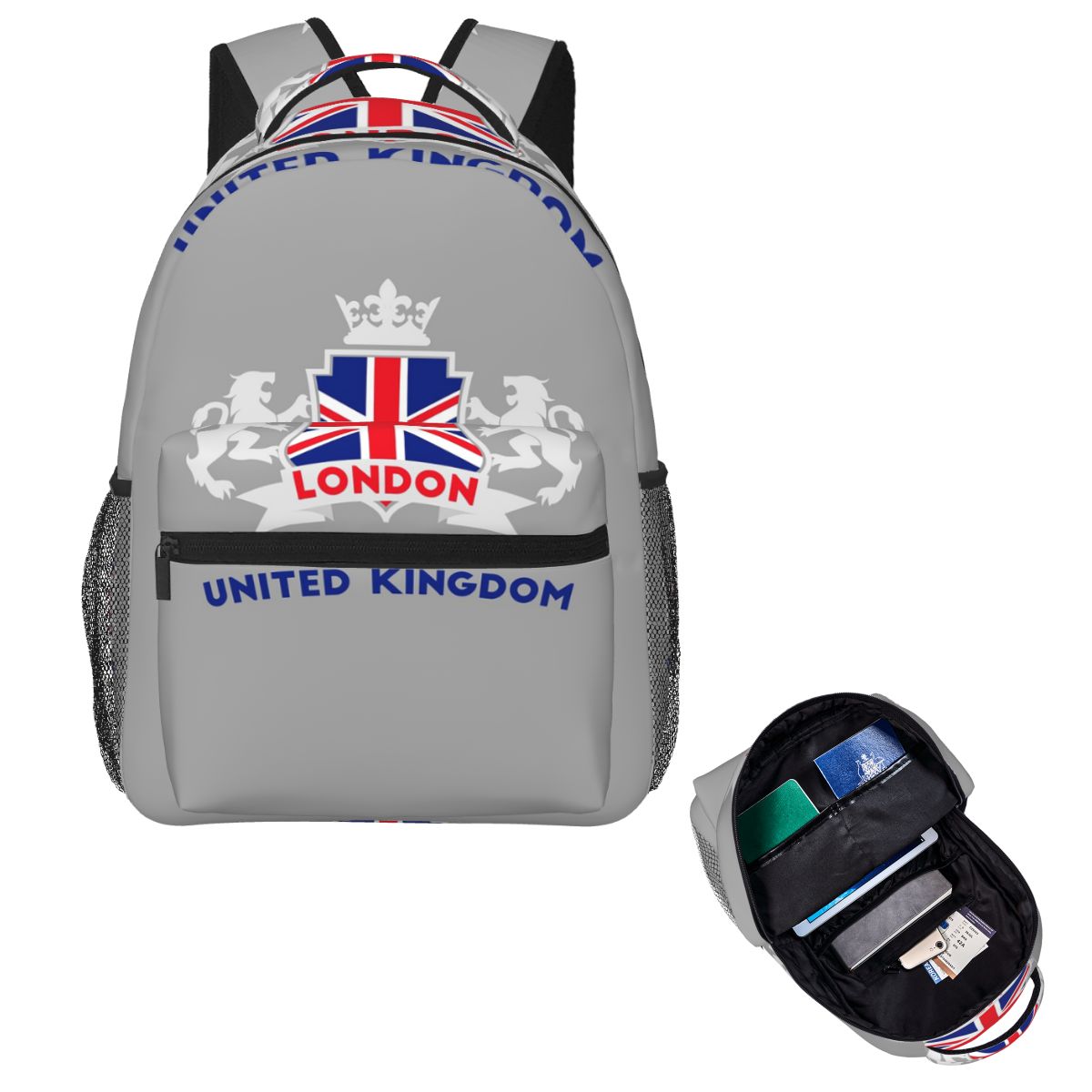 Women Bags In Uk - Mochila con la bandera Union Jack