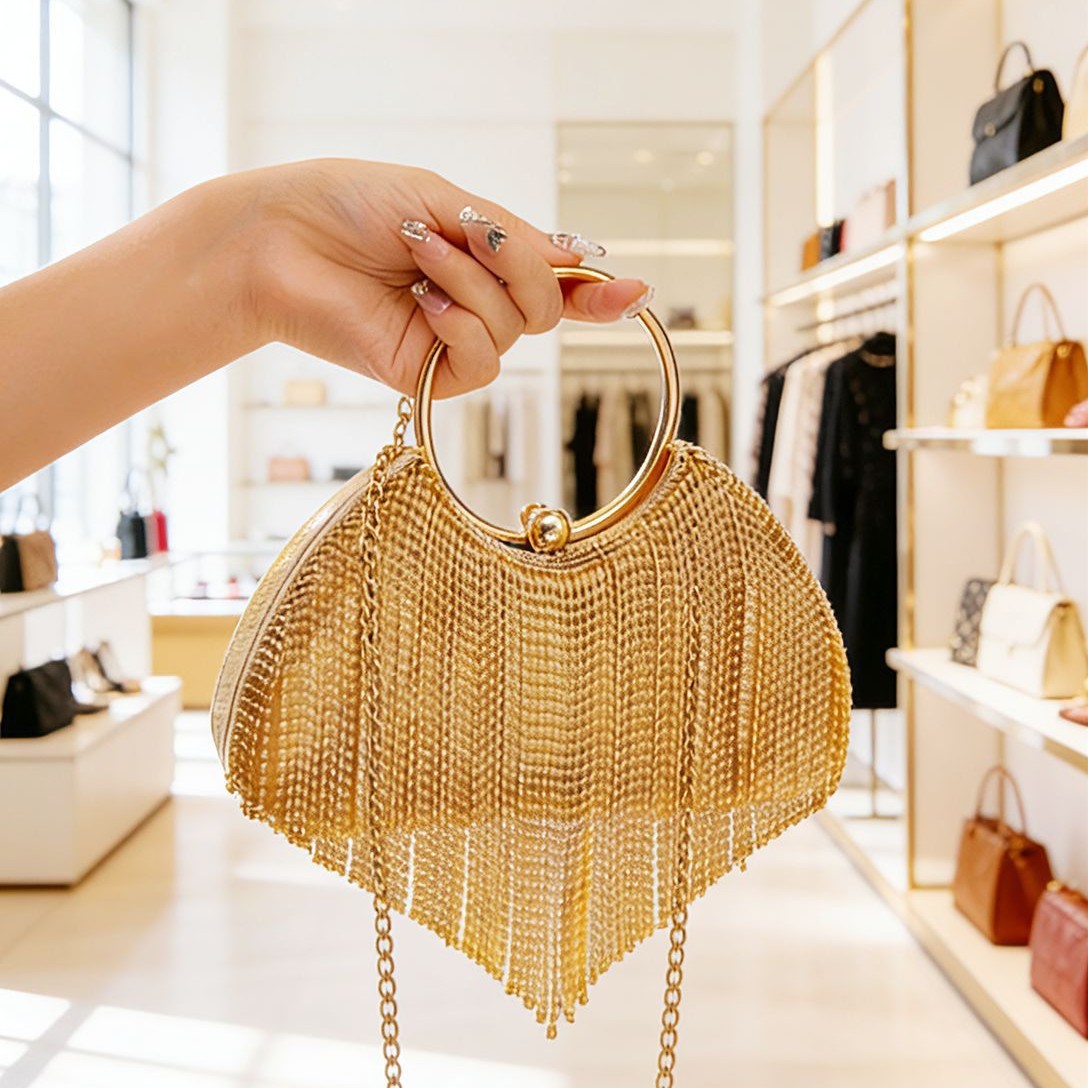 Women'S Evening Bags - Bolso de Mano de Lujo con
