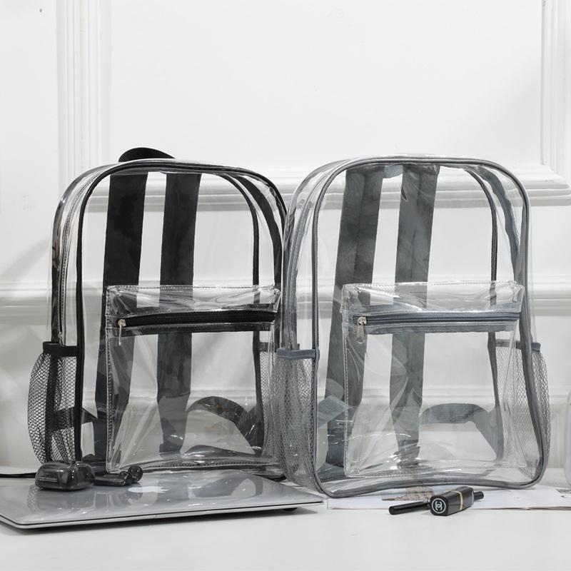 Women Bags Medium Size - Mochila Deportiva Transparente de PVC para