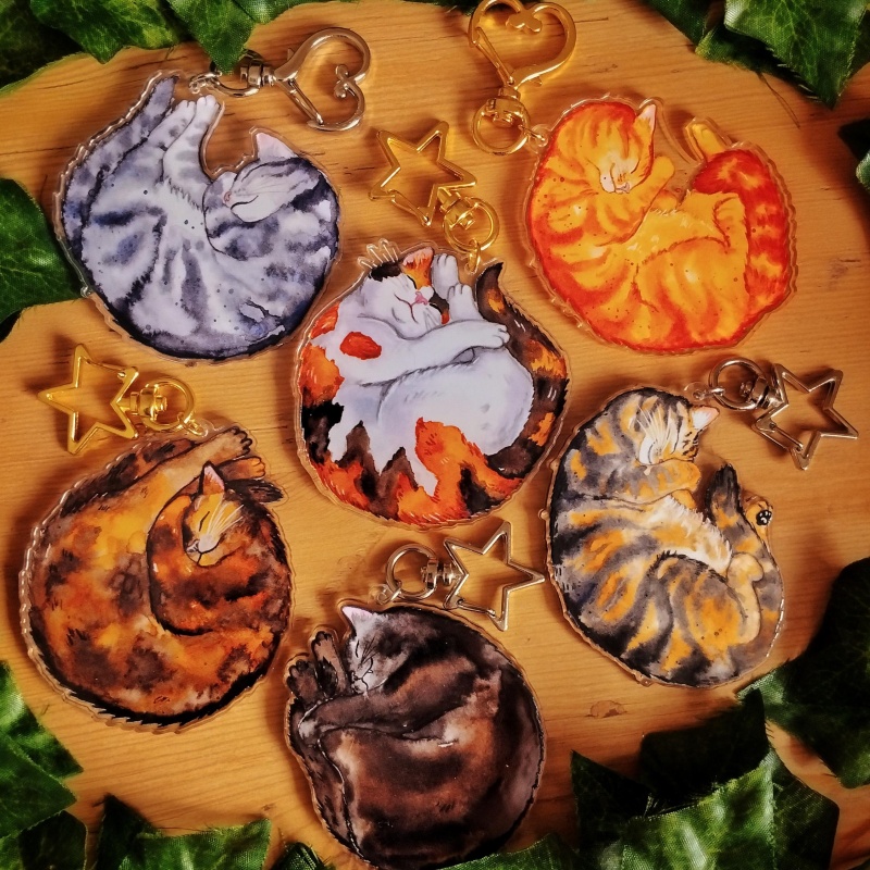 Tortoiseshell Bag Acrylic - Llavero de acrílico con diseño de