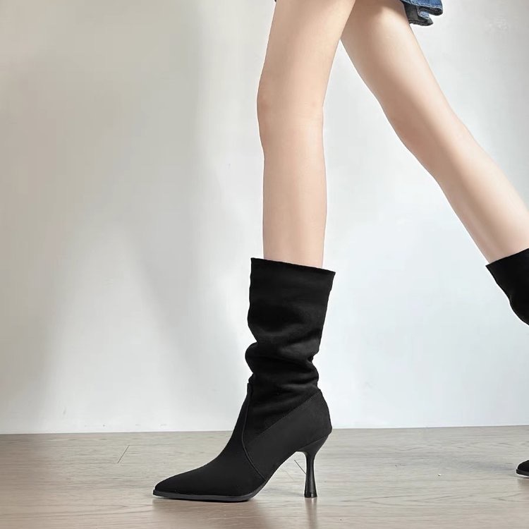 Women Bags For Sale - Botas modernas a media pantorrilla de