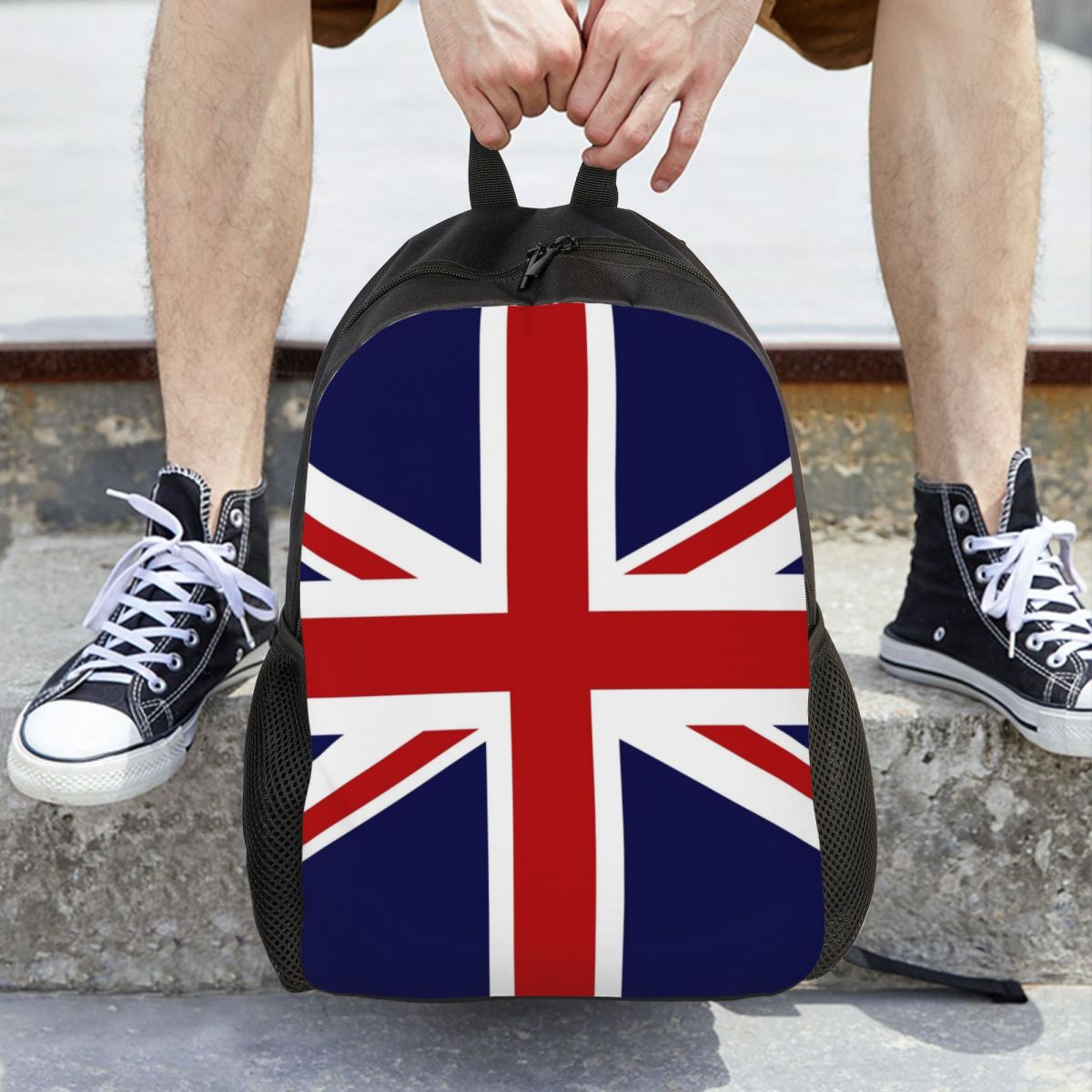 Women Bags In Uk - Mochila con bandera de Union Jack