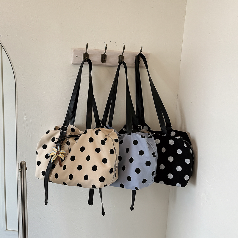 Women Handheld Bags - Bolso Tote de Lona Multicapa con