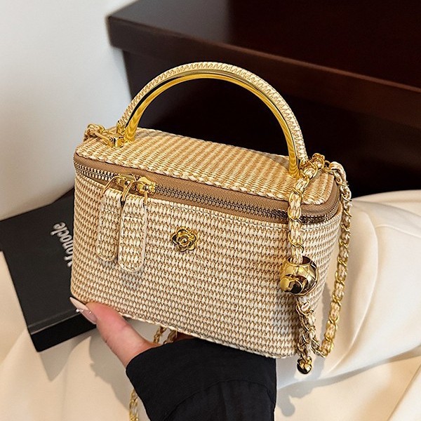 Women Bags Golden - Bolso de hombro con cadena y