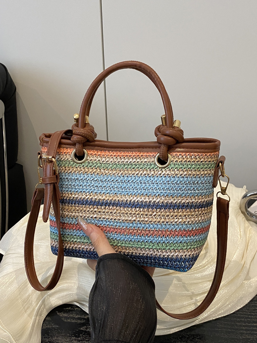 Bolso tejido a mano para mujer - Women Handheld Bags reseña y precio
