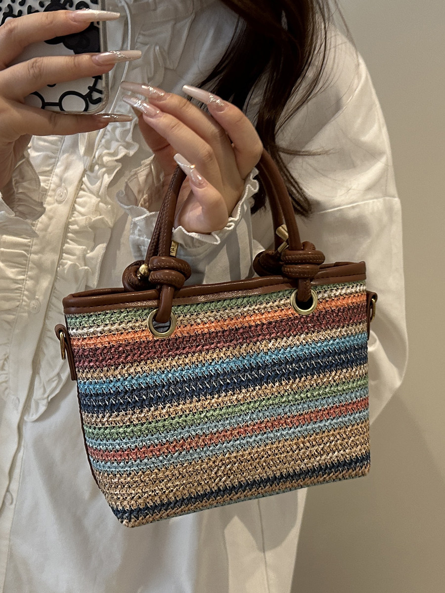 Bolso tejido a mano para mujer - Women Handheld Bags reseña y precio