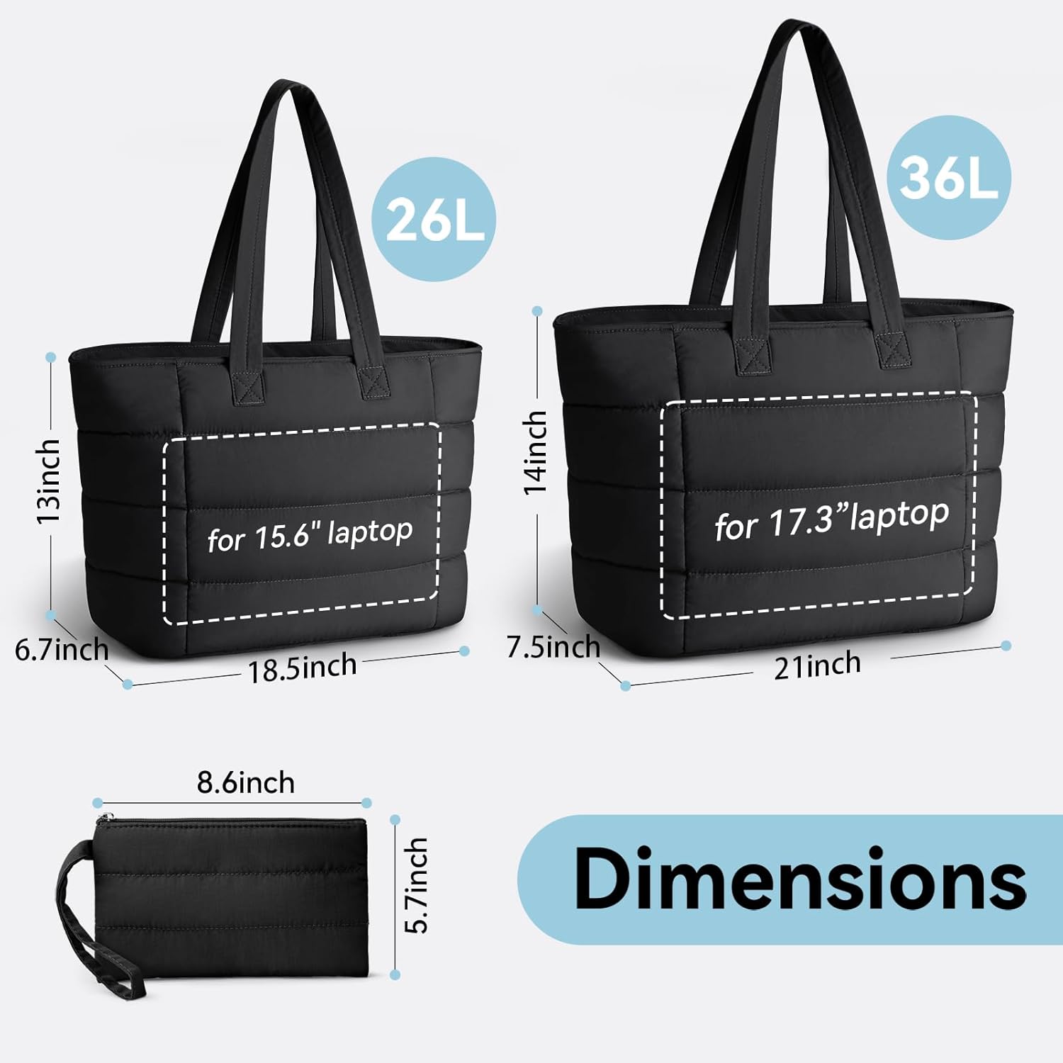 Bolso Tote Acolchado para Muje - Women Bags For Work reseña y precio