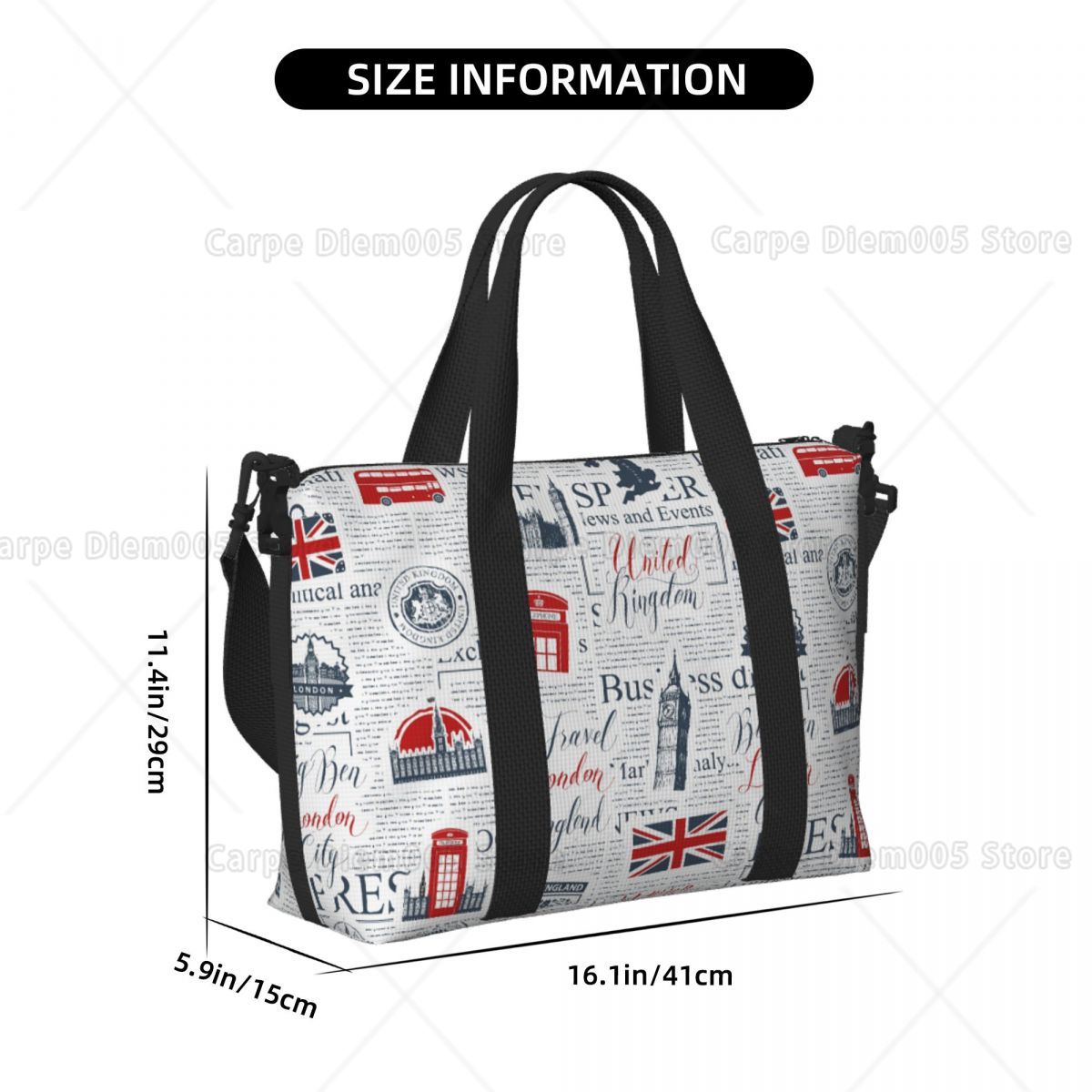 Vintage Reino Unido Londres pe - Women Bags In Uk reseña y precio