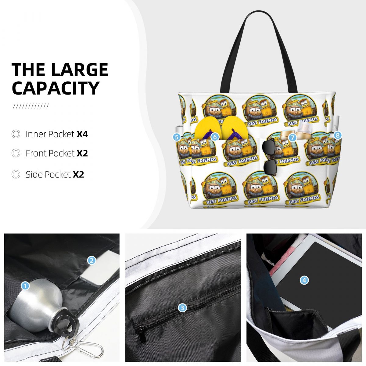 Bolsa de playa Stinky And Dirt - Women'S Best Bags For Travel reseña y precio