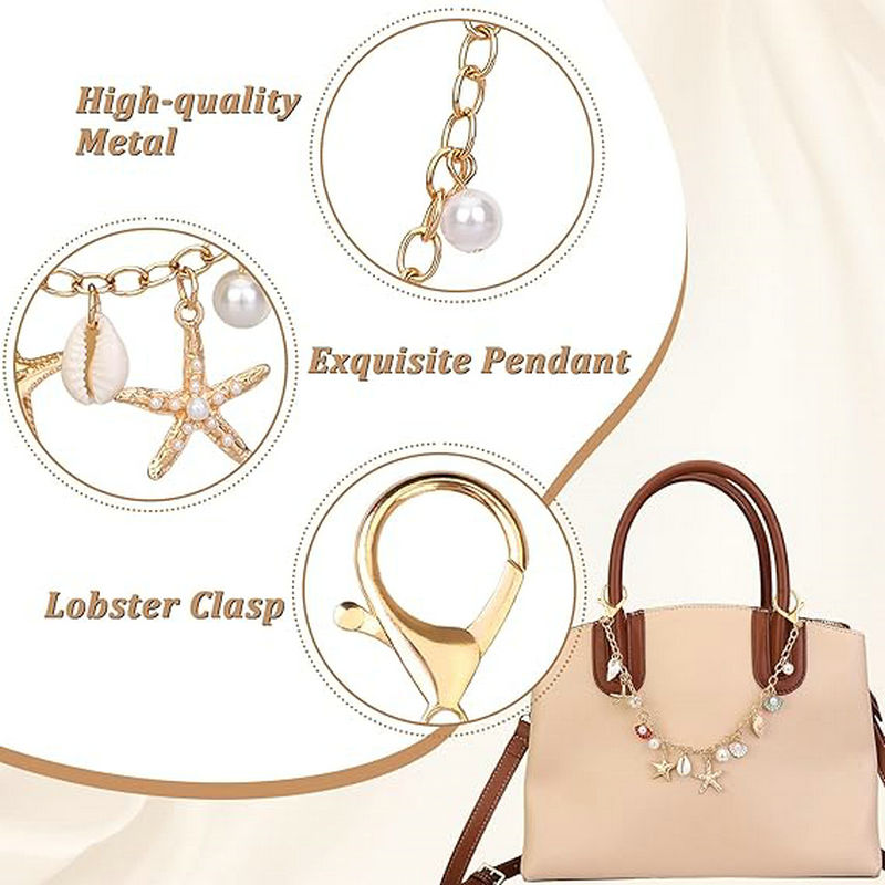 Dijes de bolso para bolsos, ll - Women Bags Golden reseña y precio
