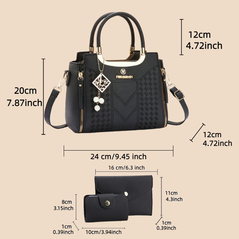 Conjunto de 3 piezas de bolsos - Women Bags Gift reseña y precio