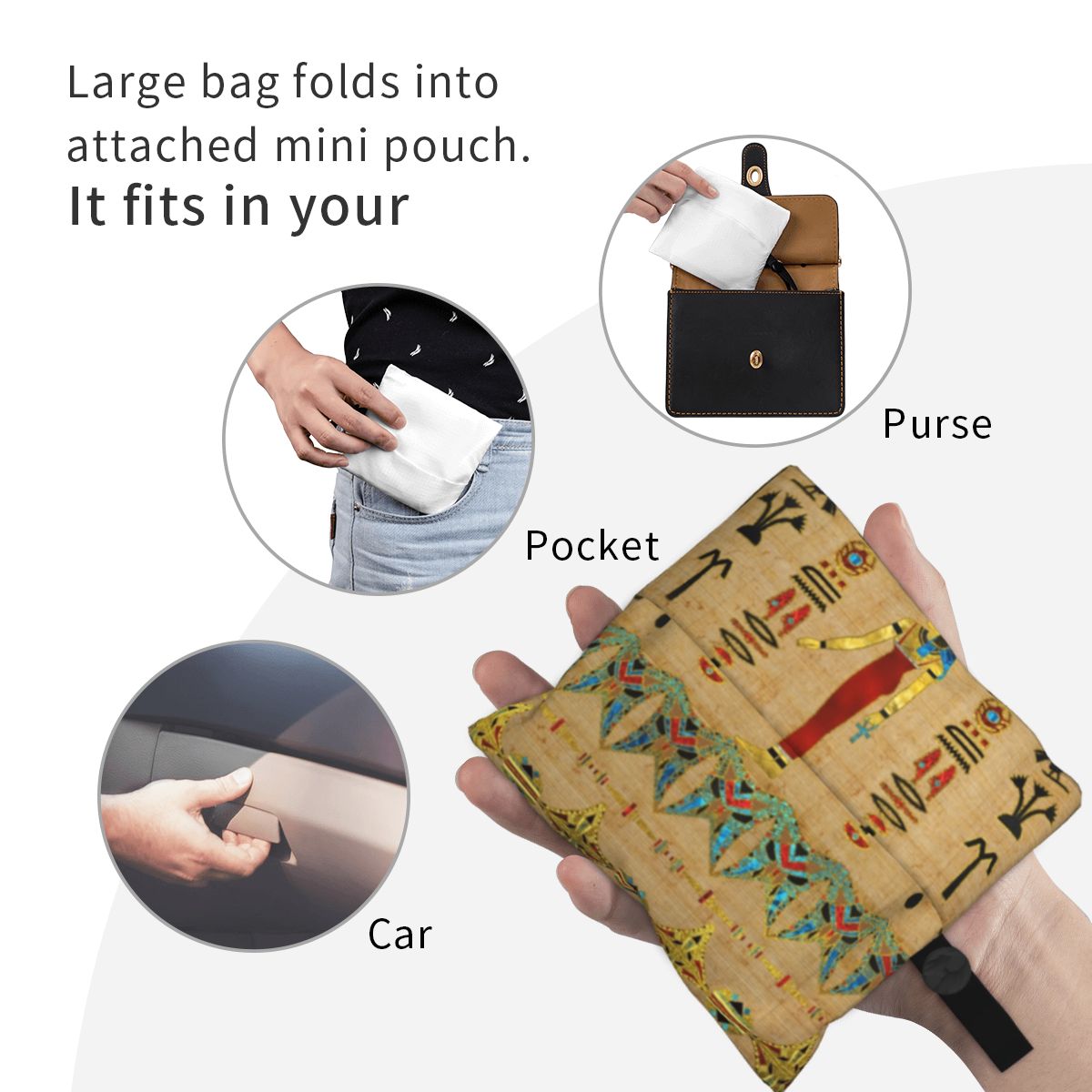 Bolso de mano con estampado de - Women Bags In Egypt reseña y precio