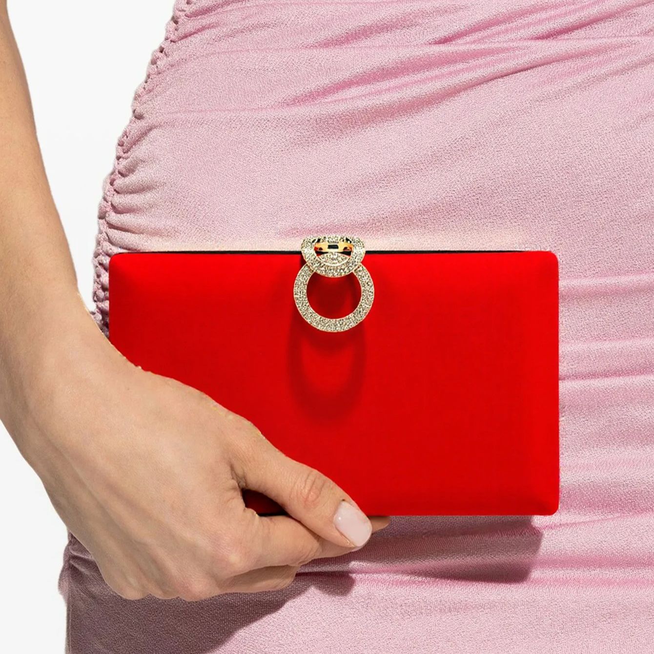 Bolsos de noche de terciopelo  - Women Bags Golden reseña y precio