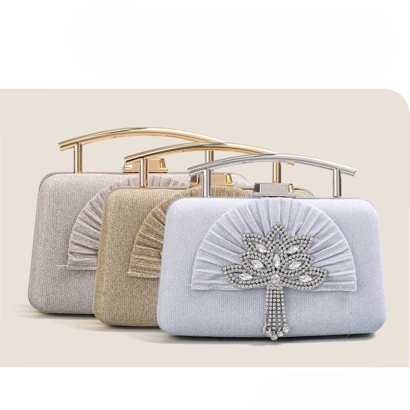 Bolso de mano de metal brillan - Women Handheld Bags reseña y precio
