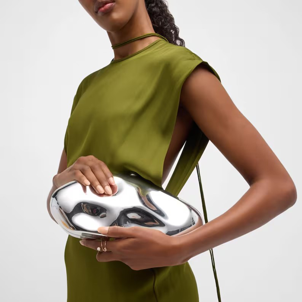 Bolso de mano de concha acríli - Women Bags Golden reseña y precio