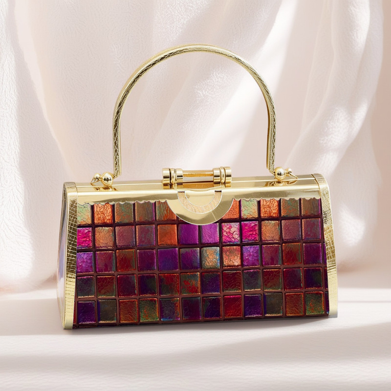 Bolso cheongsam dorado con dia - Women Bags Golden reseña y precio