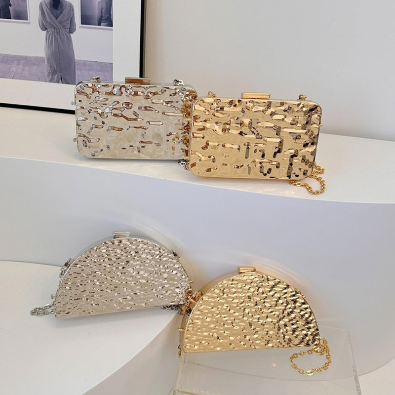 Bolsos de noche dorados de luj - Women Bags Golden reseña y precio
