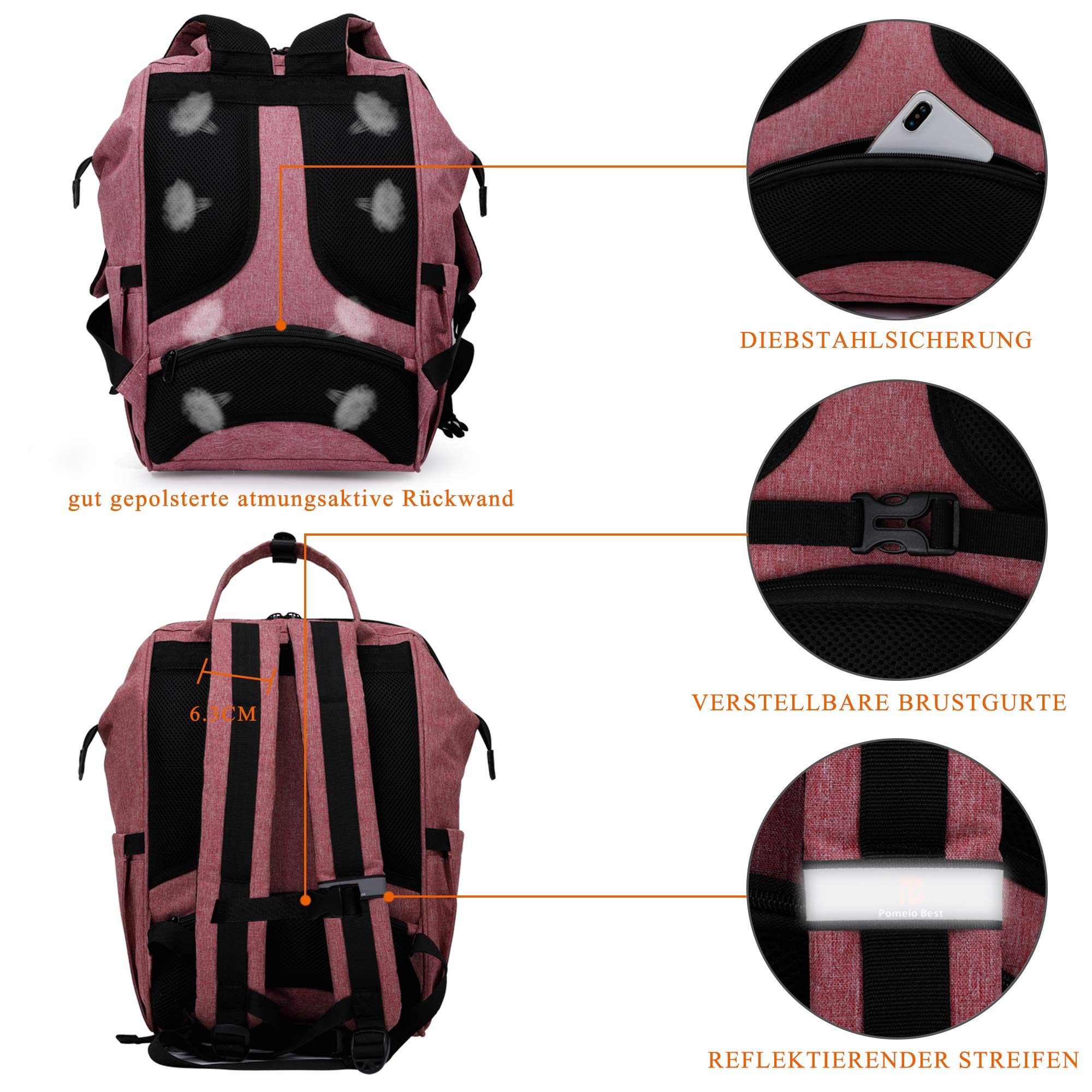 Mochila Pomelo Best para hombr - Women'S Best Bags For Travel reseña y precio