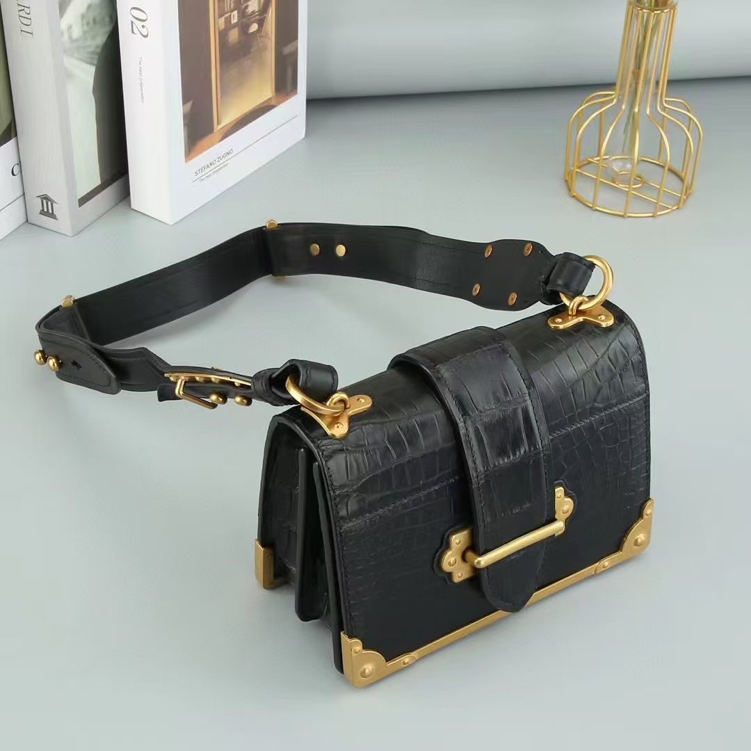 Bolso bandolera de piel de coc - Women Bags Golden reseña y precio