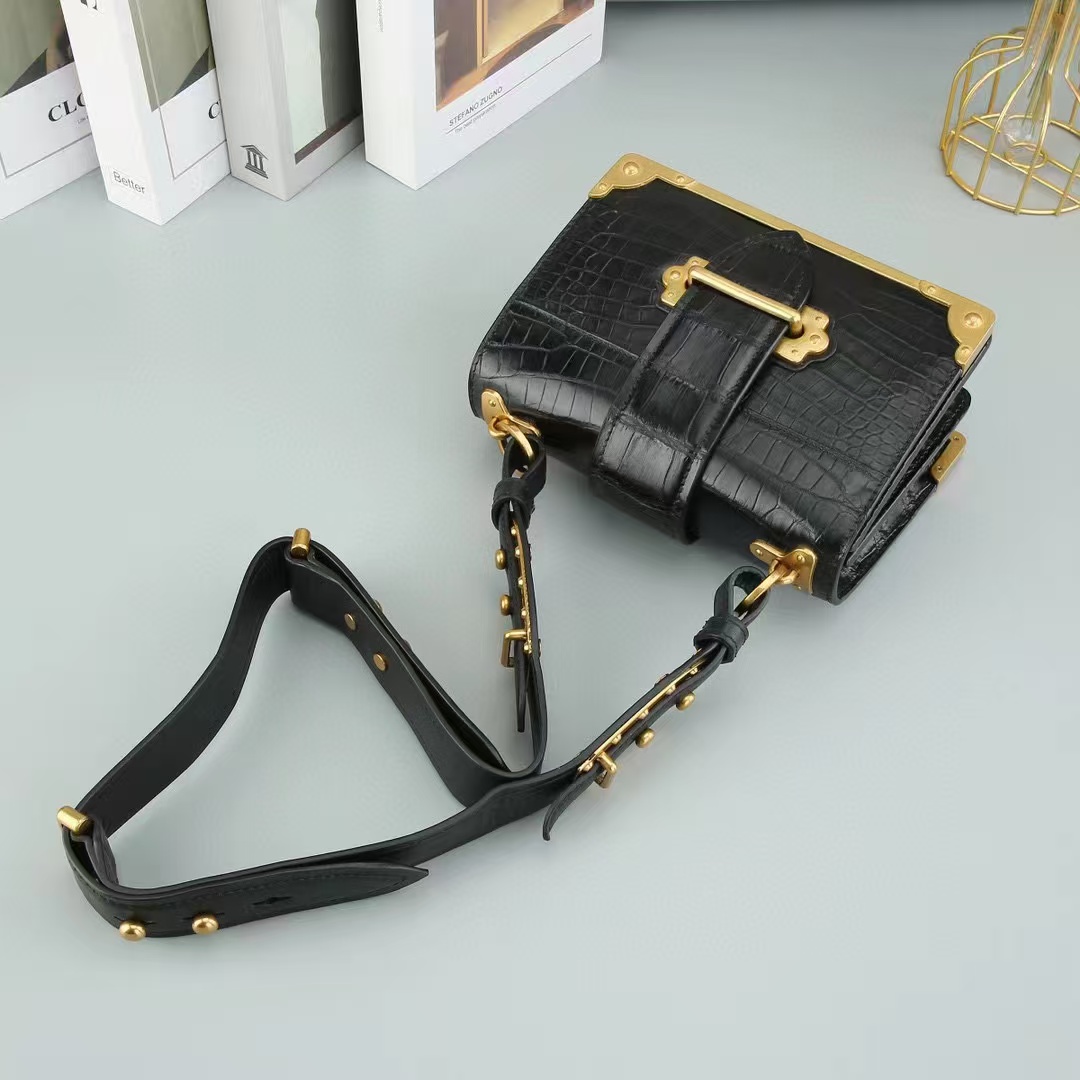 Bolso bandolera de piel de coc - Women Bags Golden reseña y precio