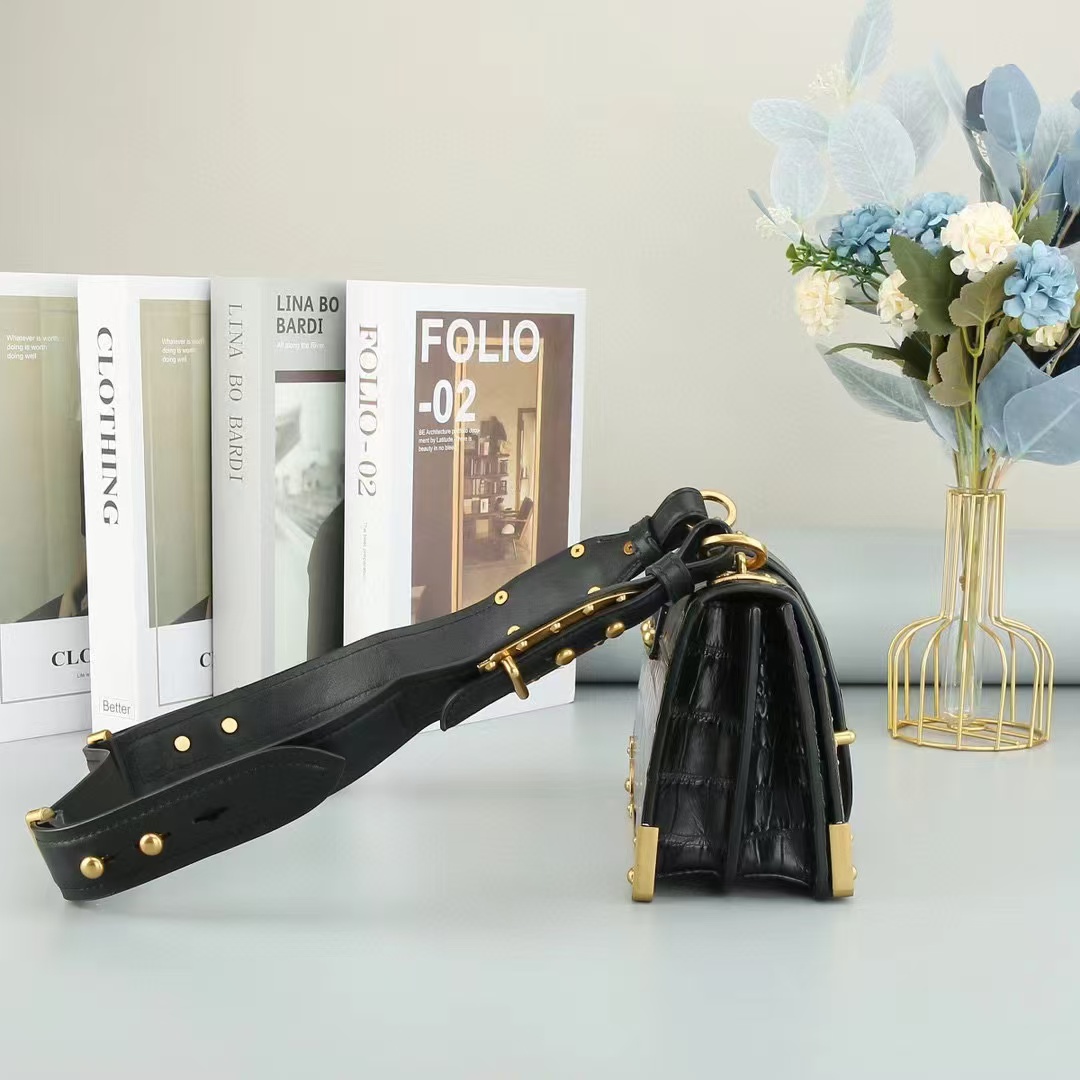 Bolso bandolera de piel de coc - Women Bags Golden reseña y precio
