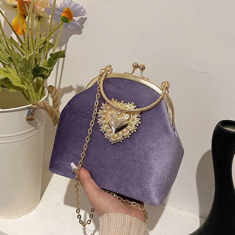 Cadenas, marco de terciopelo,  - Women Bags For Sale reseña y precio