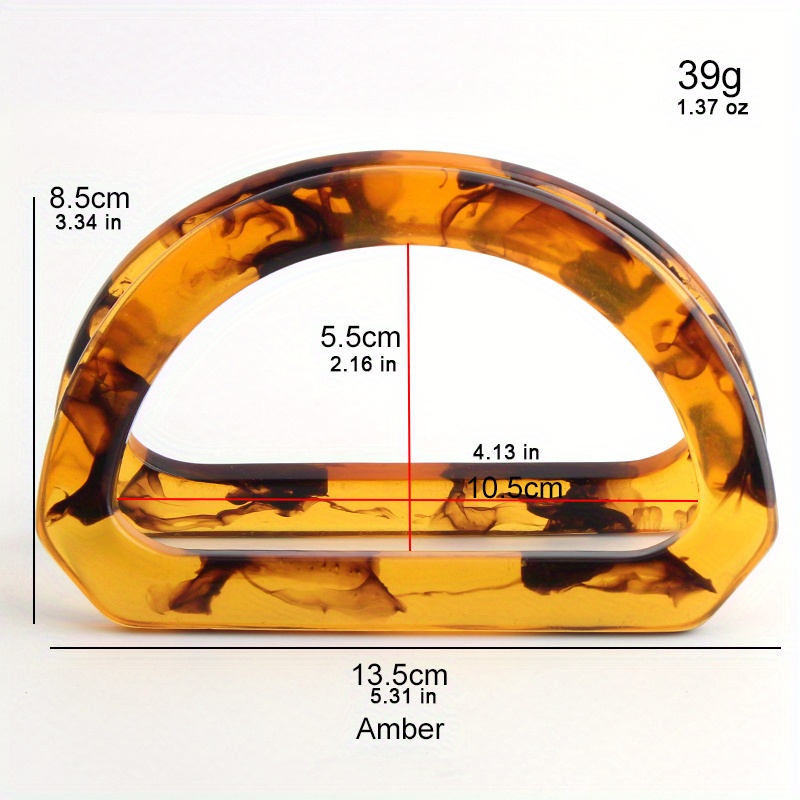 Mango de concha de tortuga acr - Tortoiseshell Bag Acrylic reseña y precio