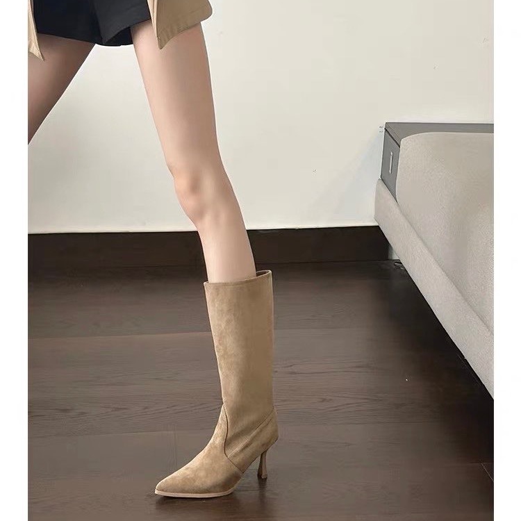 Botas modernas a media pantorr - Women Bags For Sale reseña y precio