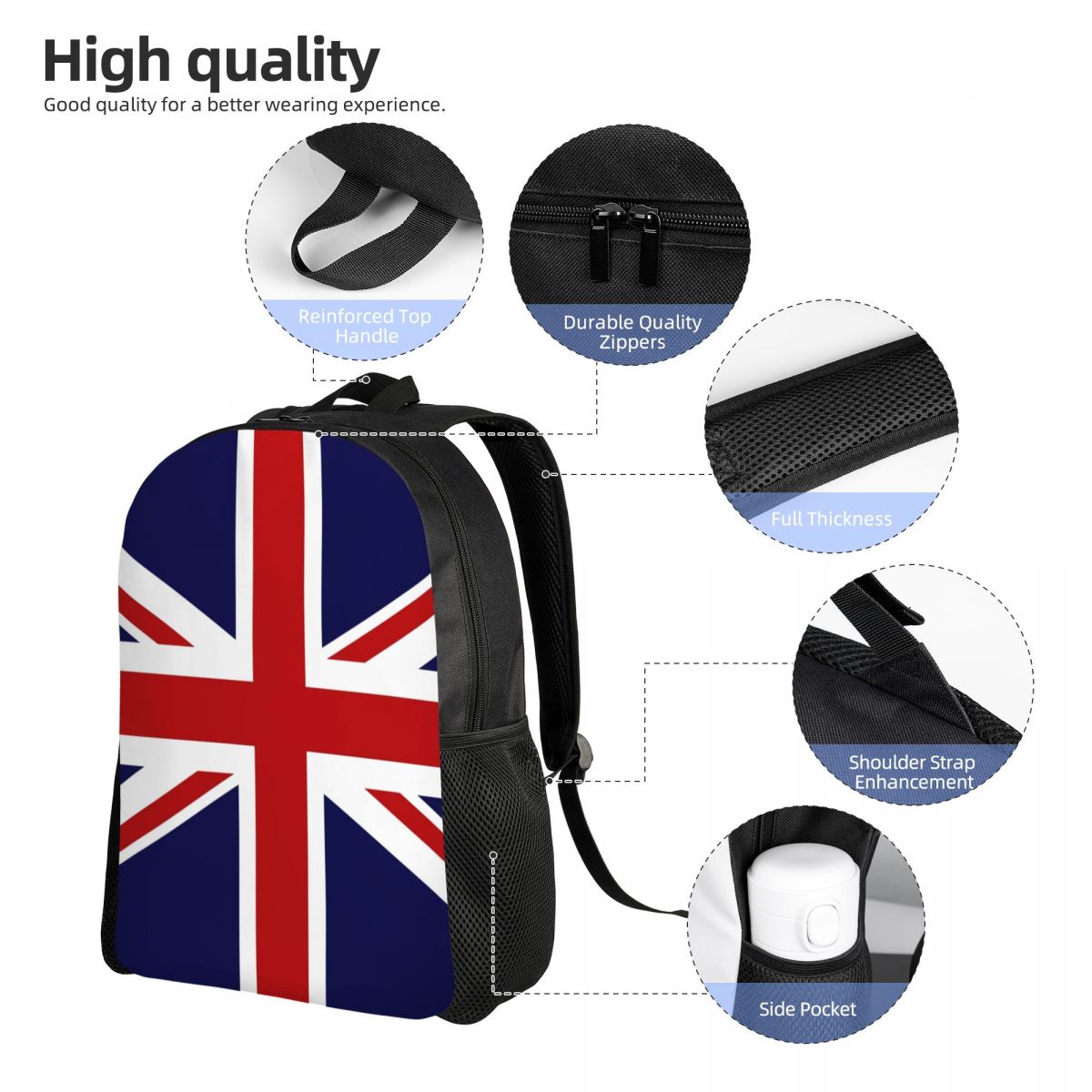 Mochila con bandera de Union J - Women Bags In Uk reseña y precio