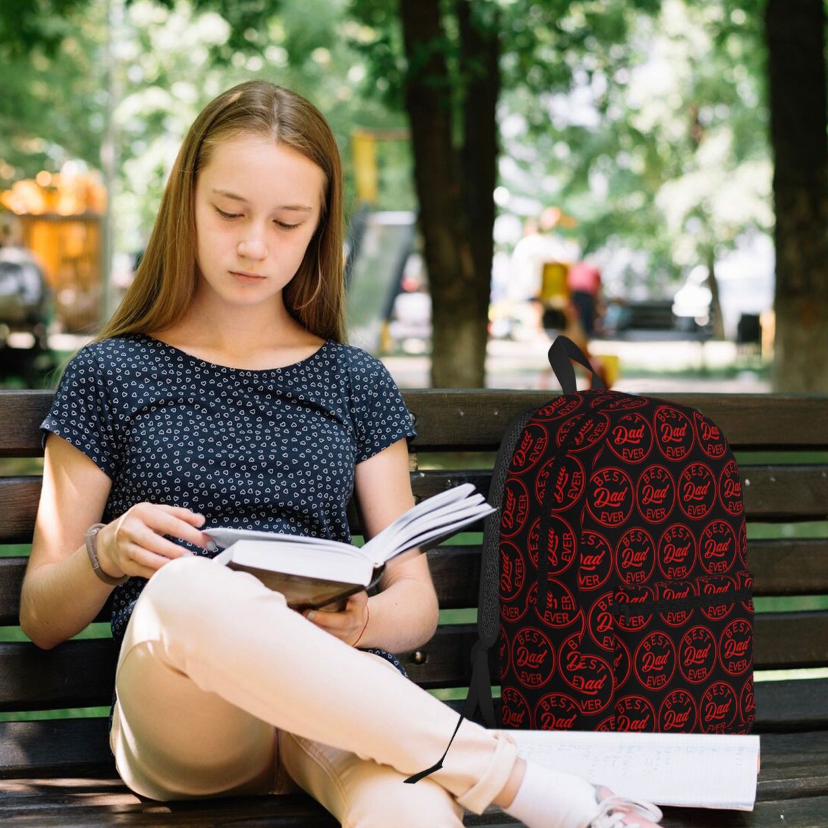 Mochila escolar Best Dad Best  - Women'S Best Bags For Travel reseña y precio