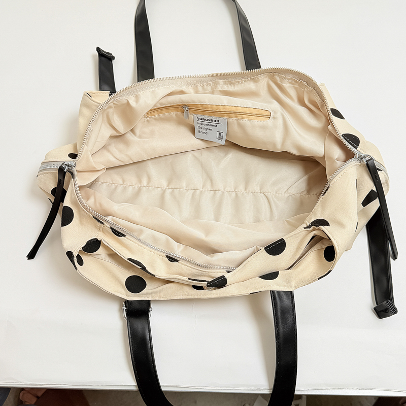 Bolso Tote de Lona Multicapa c - Women Handheld Bags reseña y precio