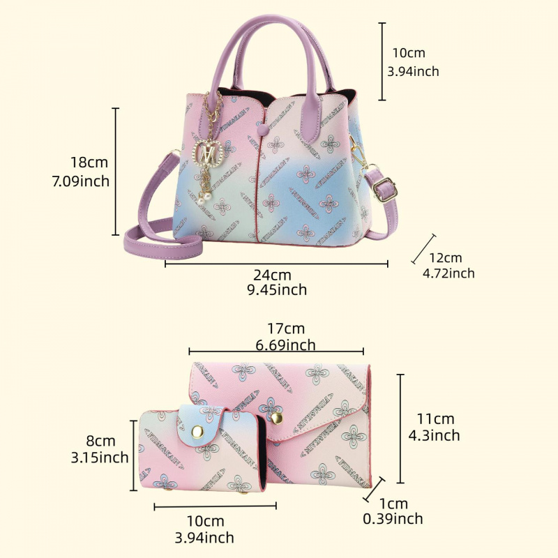 Conjunto de Tres Piezas de Bol - Women Bags Gift reseña y precio