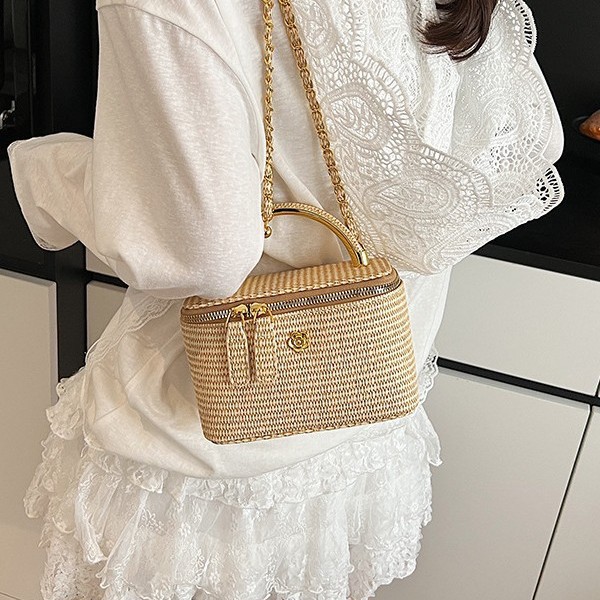 Bolso de hombro con cadena y a - Women Bags Golden reseña y precio