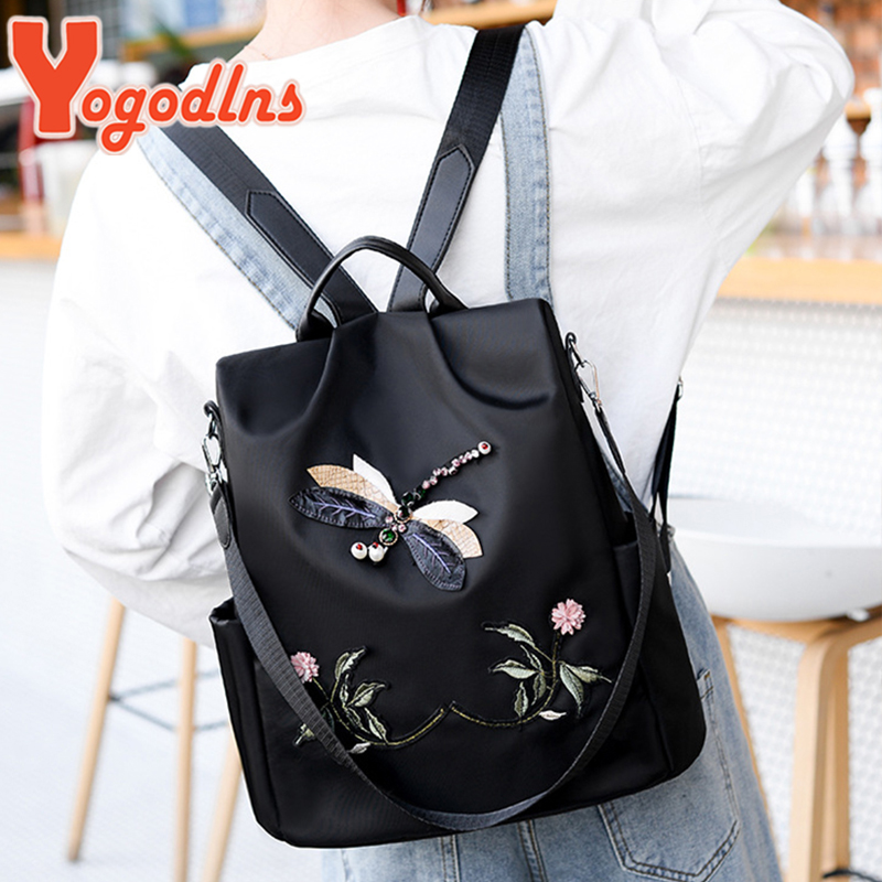 Mochila Yogodlns con bordado a - Women Bags Medium Size reseña y precio
